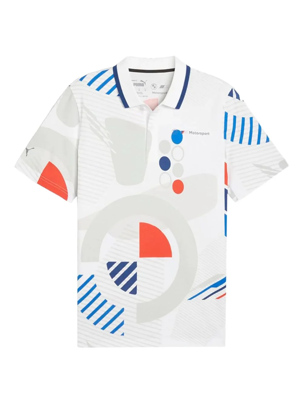 x BMW M Motorsport AOP geometric-print polo shirt - 1