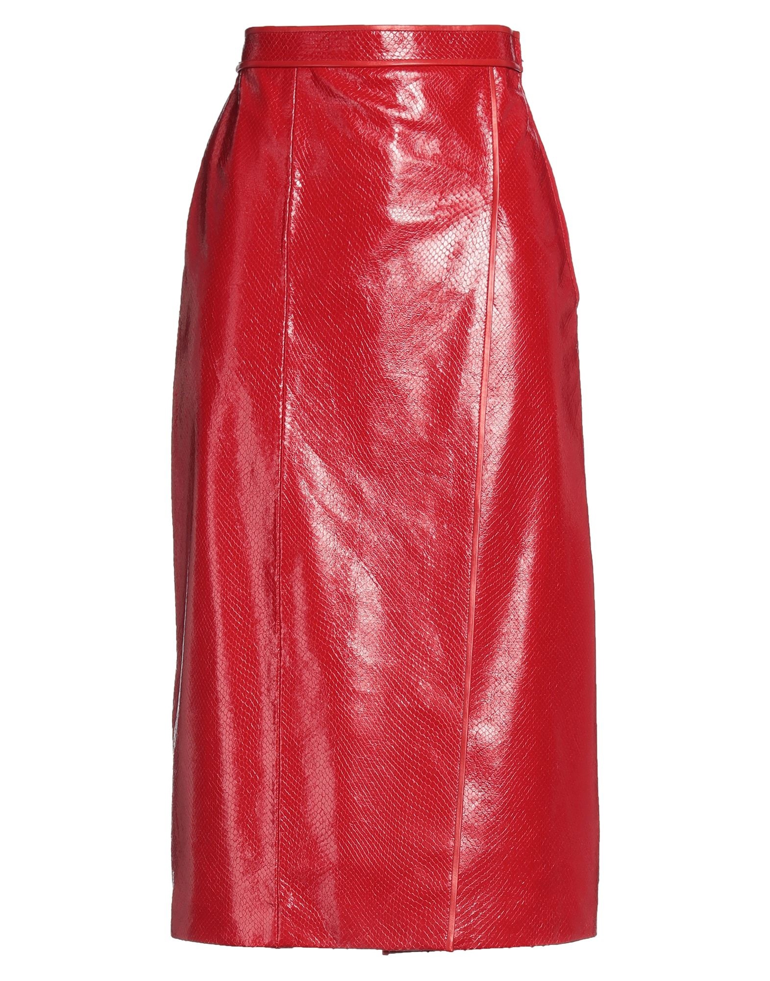 Red Women's Midi Skirt - 1