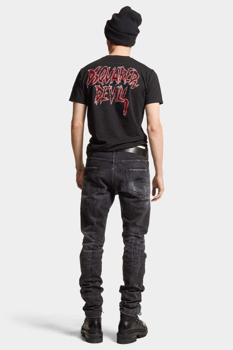 BLACK WARP WASH COOL GUY JEANS 4