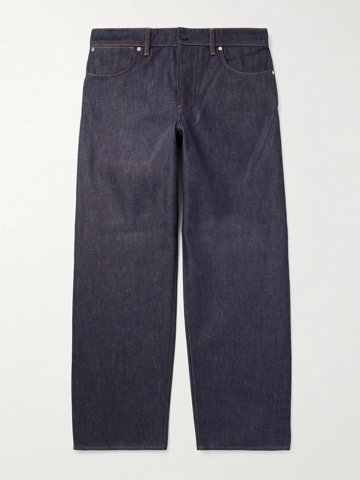 Denim Research Straight-Leg Logo-Appliquéd Organic Jeans - 1