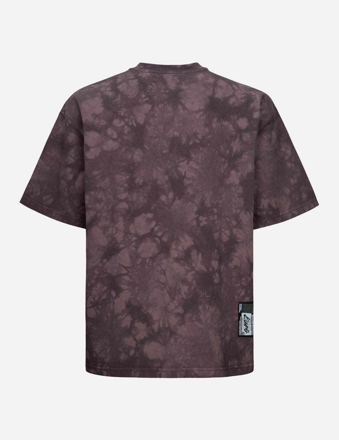 Tie-Dye with Seagull Embroidery Loose Fit T-Shirt - 2