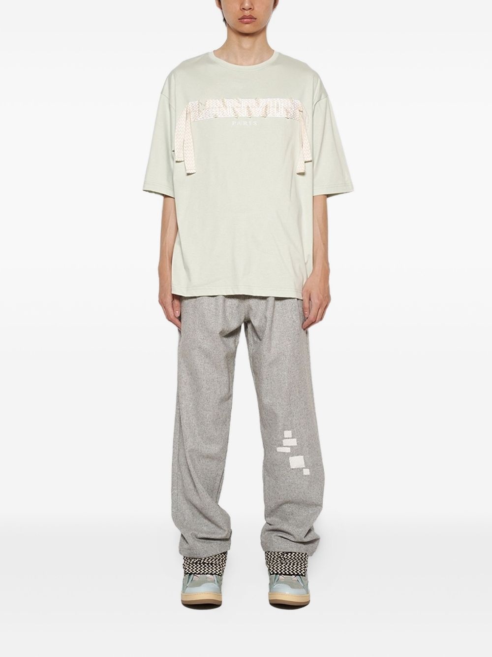 curb-embroidered T-shirt - 2