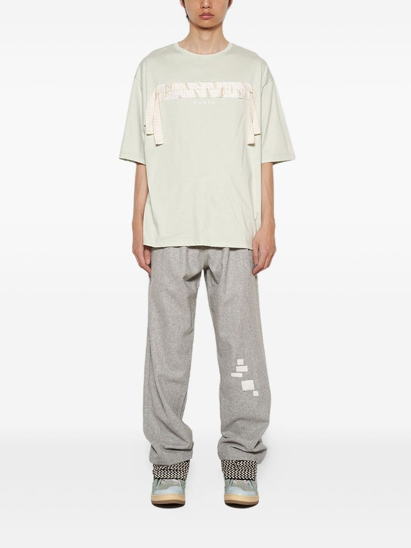 Lanvin curb-embroidered T-shirt outlook