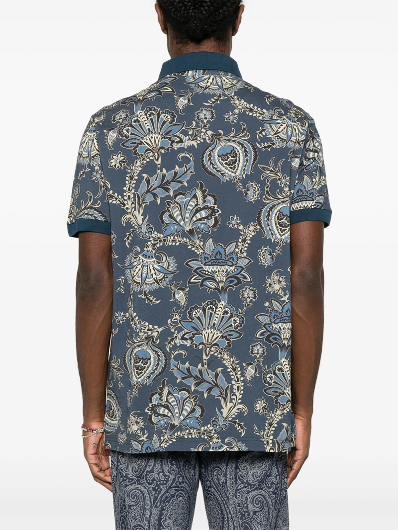 Etro Paisley Polo Shirt outlook