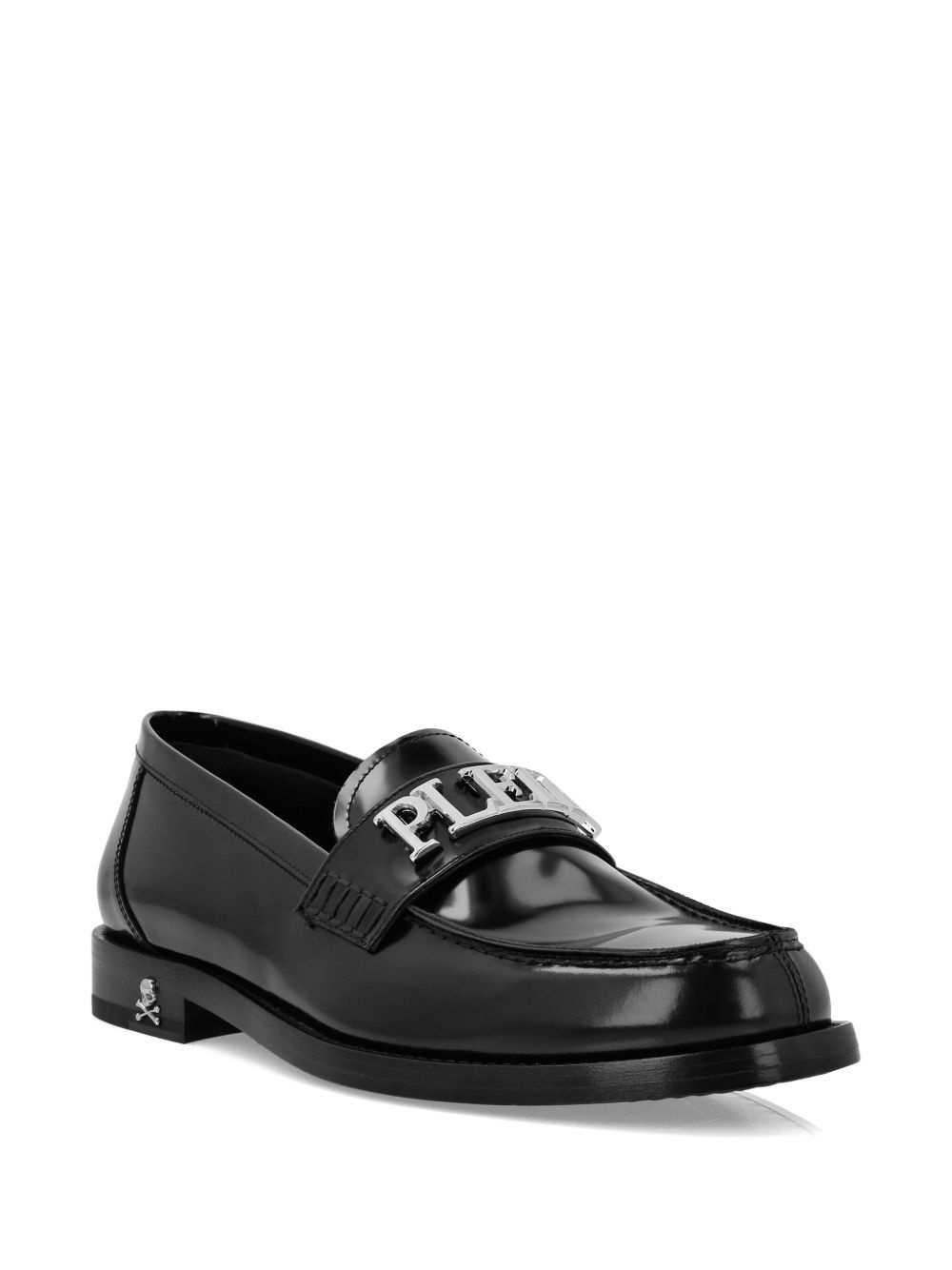 logo-plaque loafers - 2
