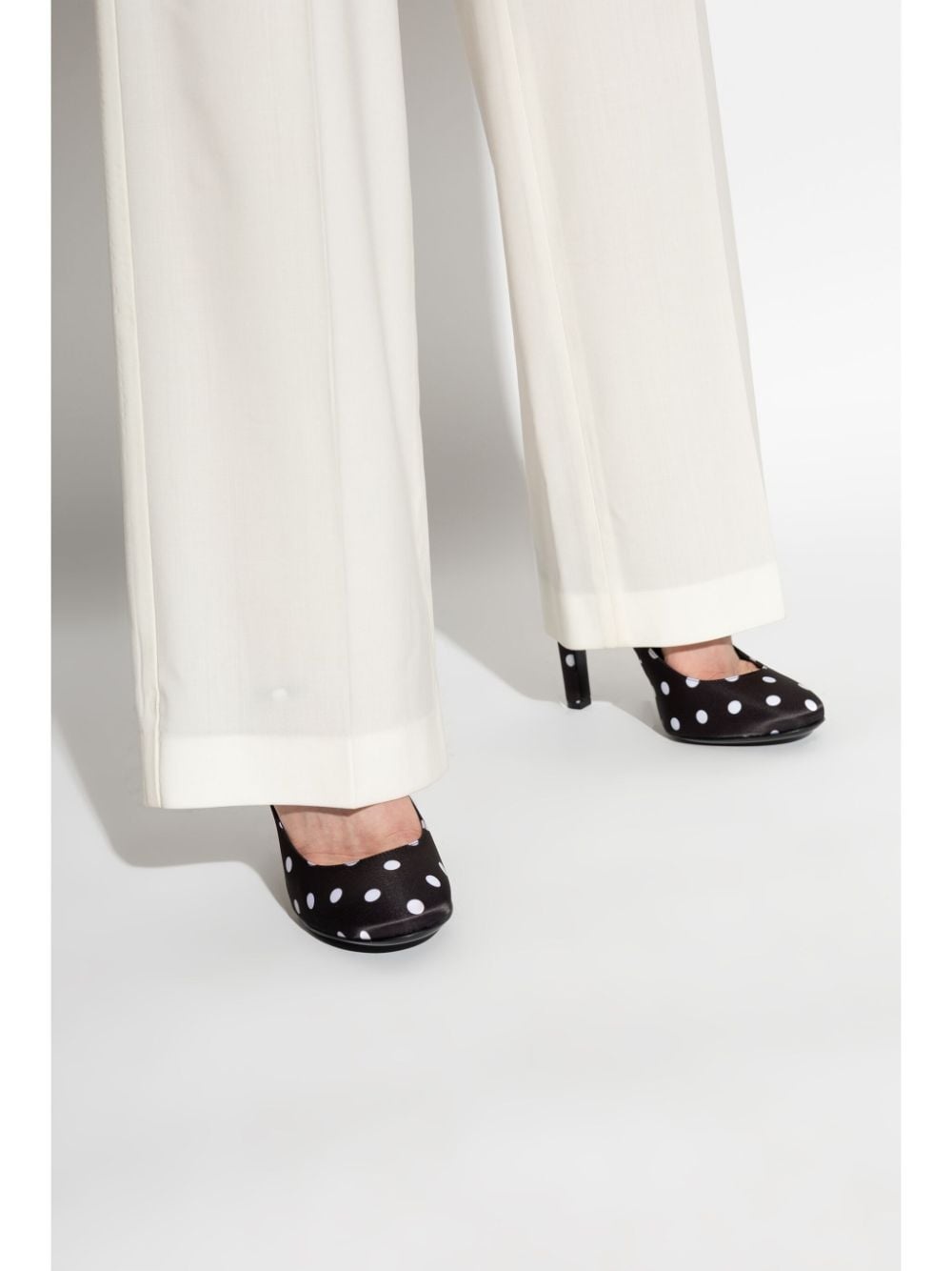105mm polka-dot print Mary Jane pumps - 2