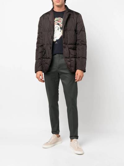 Aspesi quilted feather-down jacket outlook