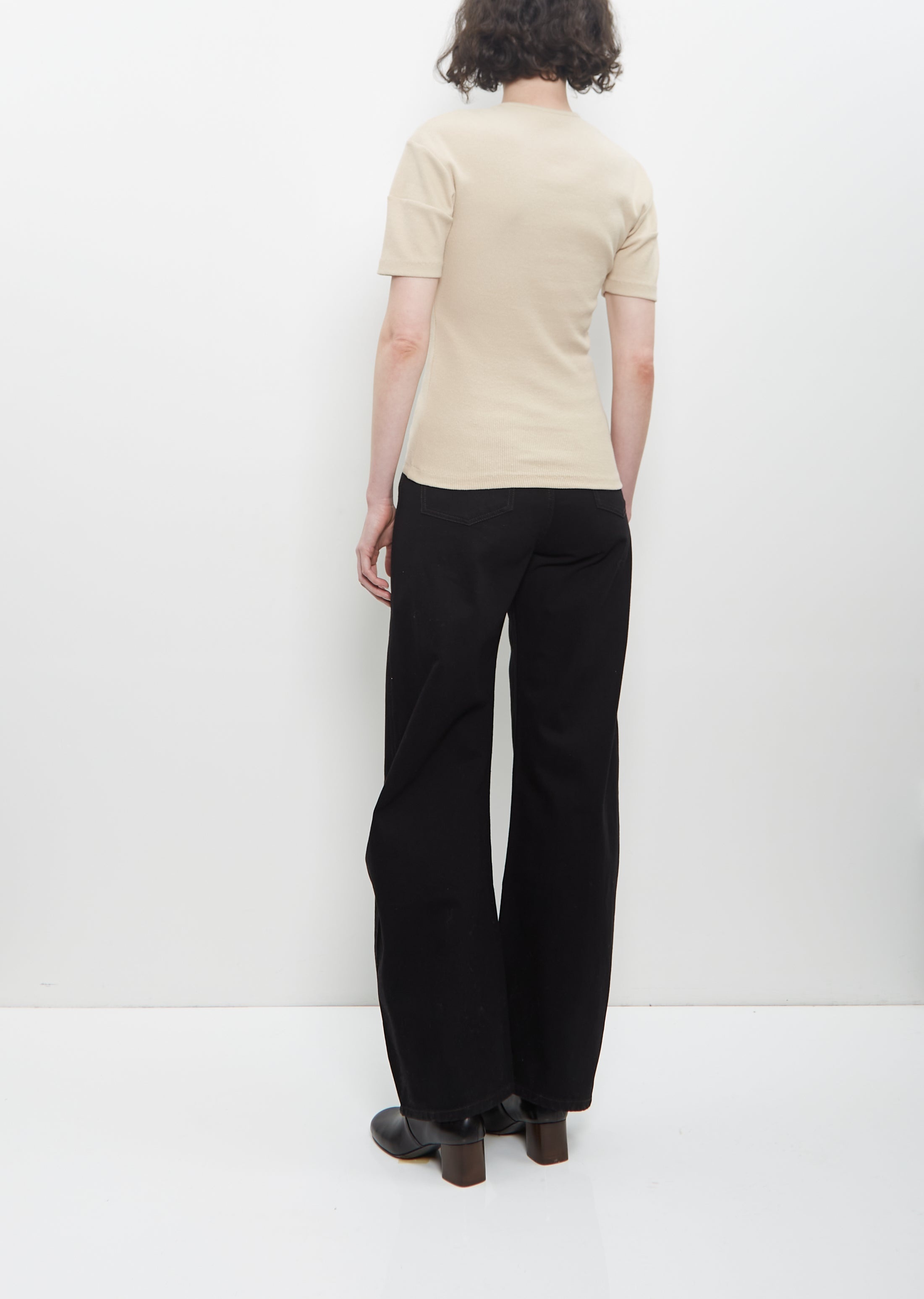 Stretch Cotton Linen Fitted Henley - 3