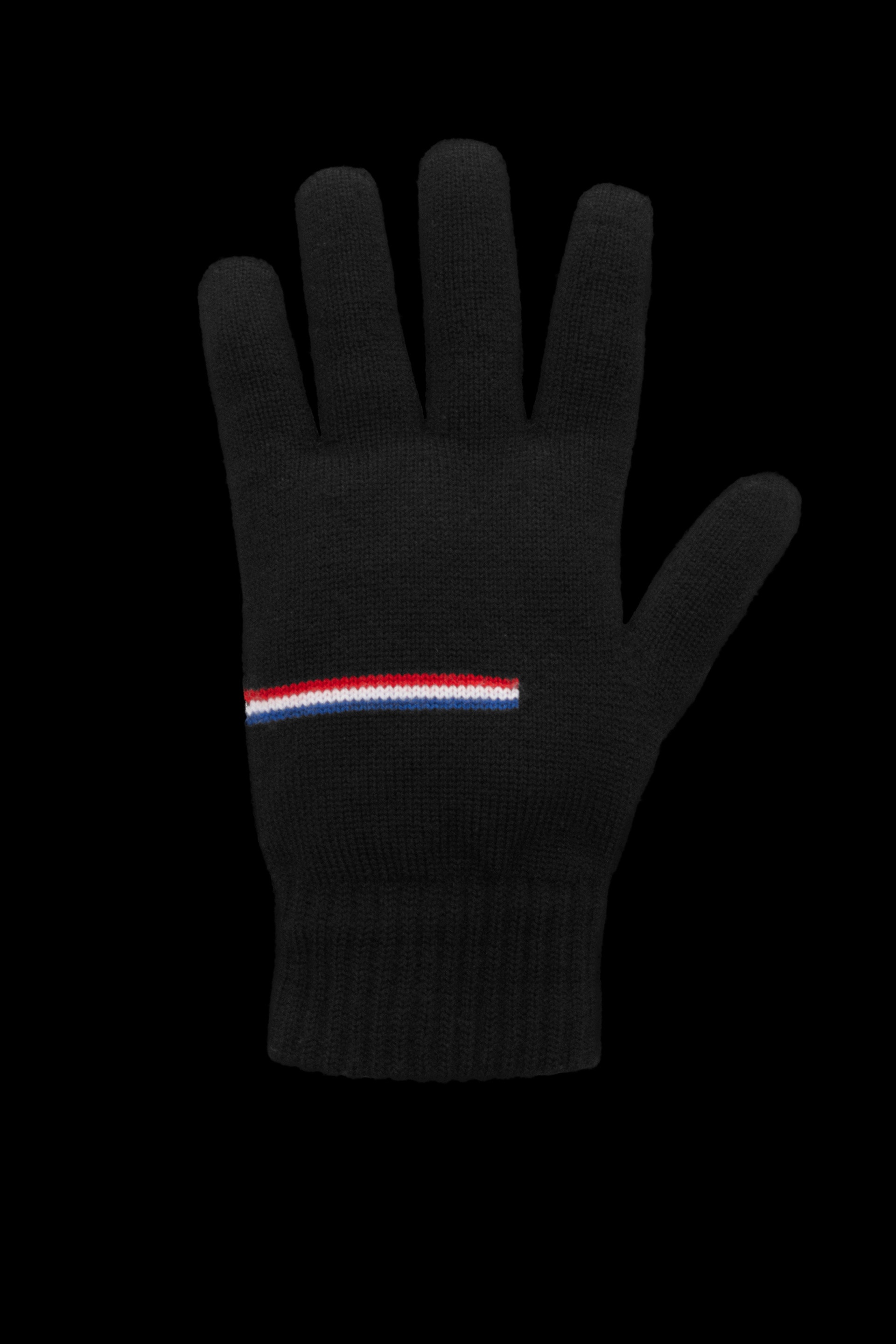 Tricolor Stripe Gloves - 1
