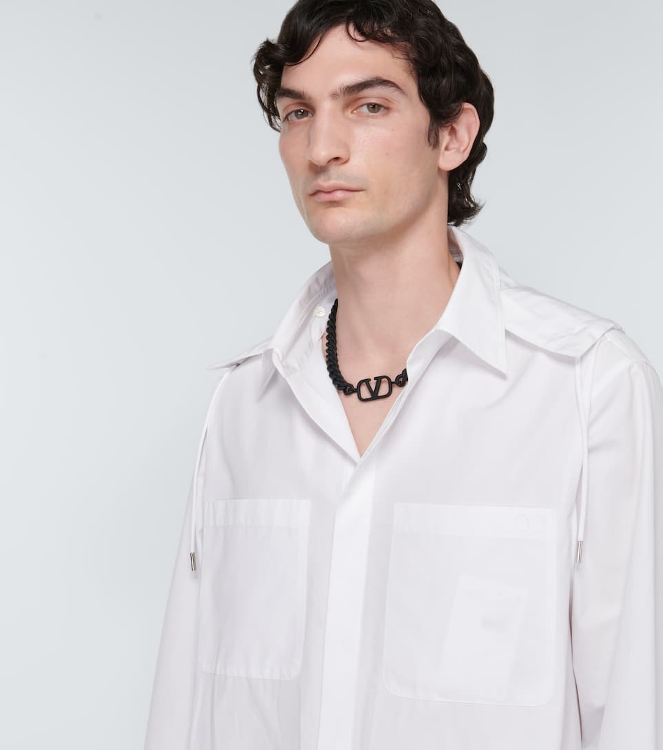 VLogo signature chain choker - 2