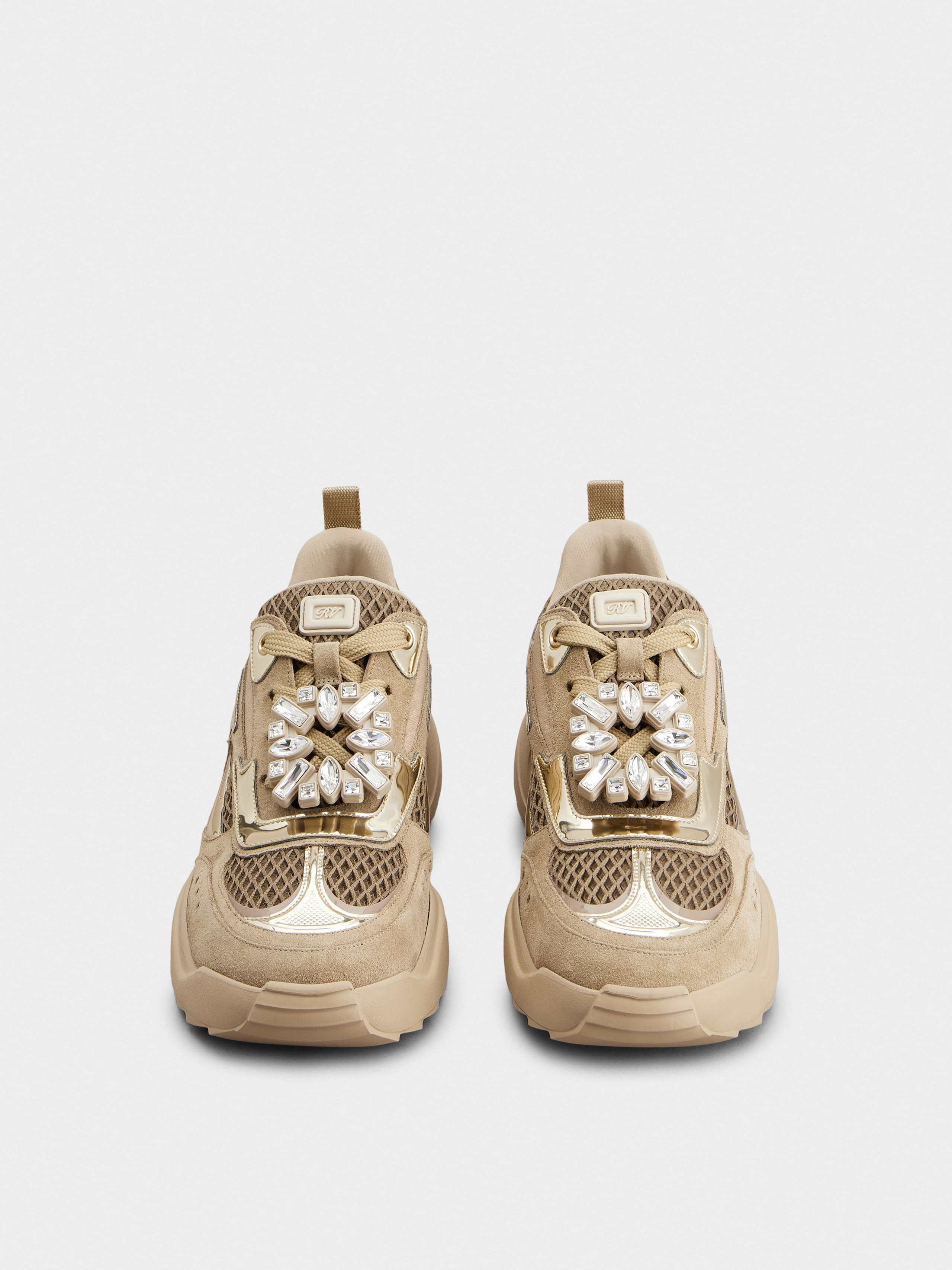 Viv' on the Run Sneakers in suede and fabric - 7