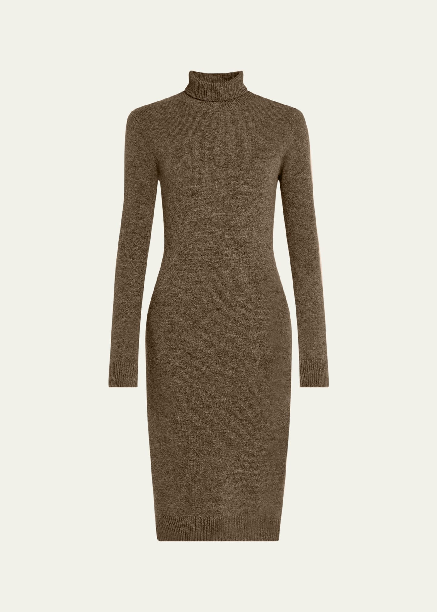 Wool-Blend Turtleneck Sweater Dress - 1