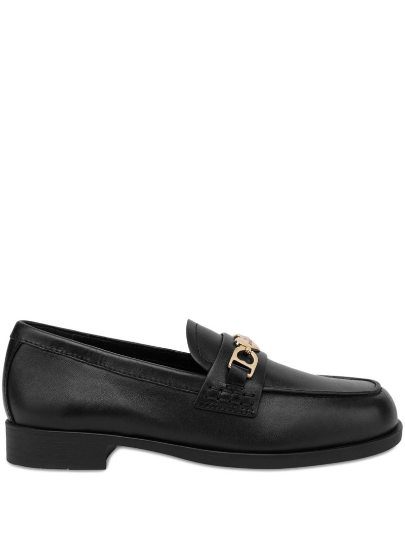 logo-plaque loafers 1