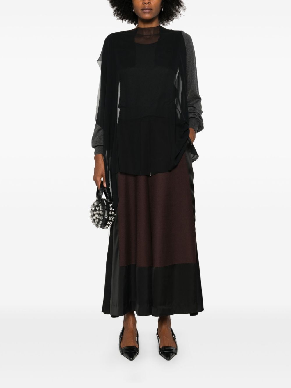 panelled trousers - 2