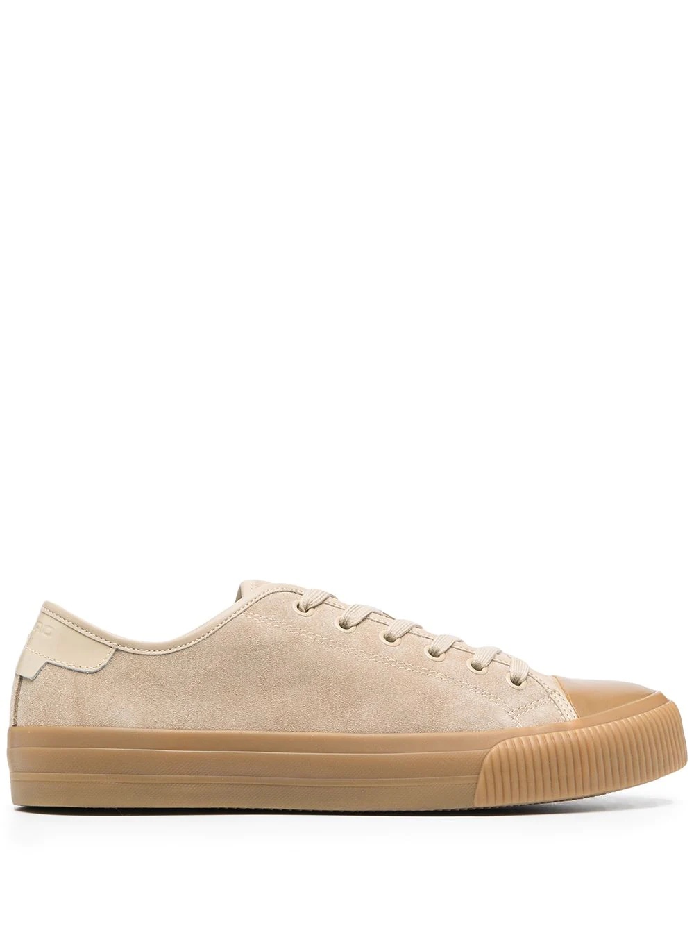 suede low-top sneakers - 1