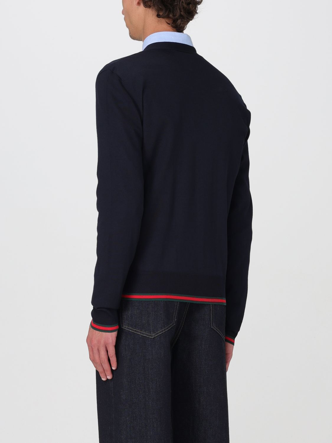 Gucci Cardigan Men Blue - 2