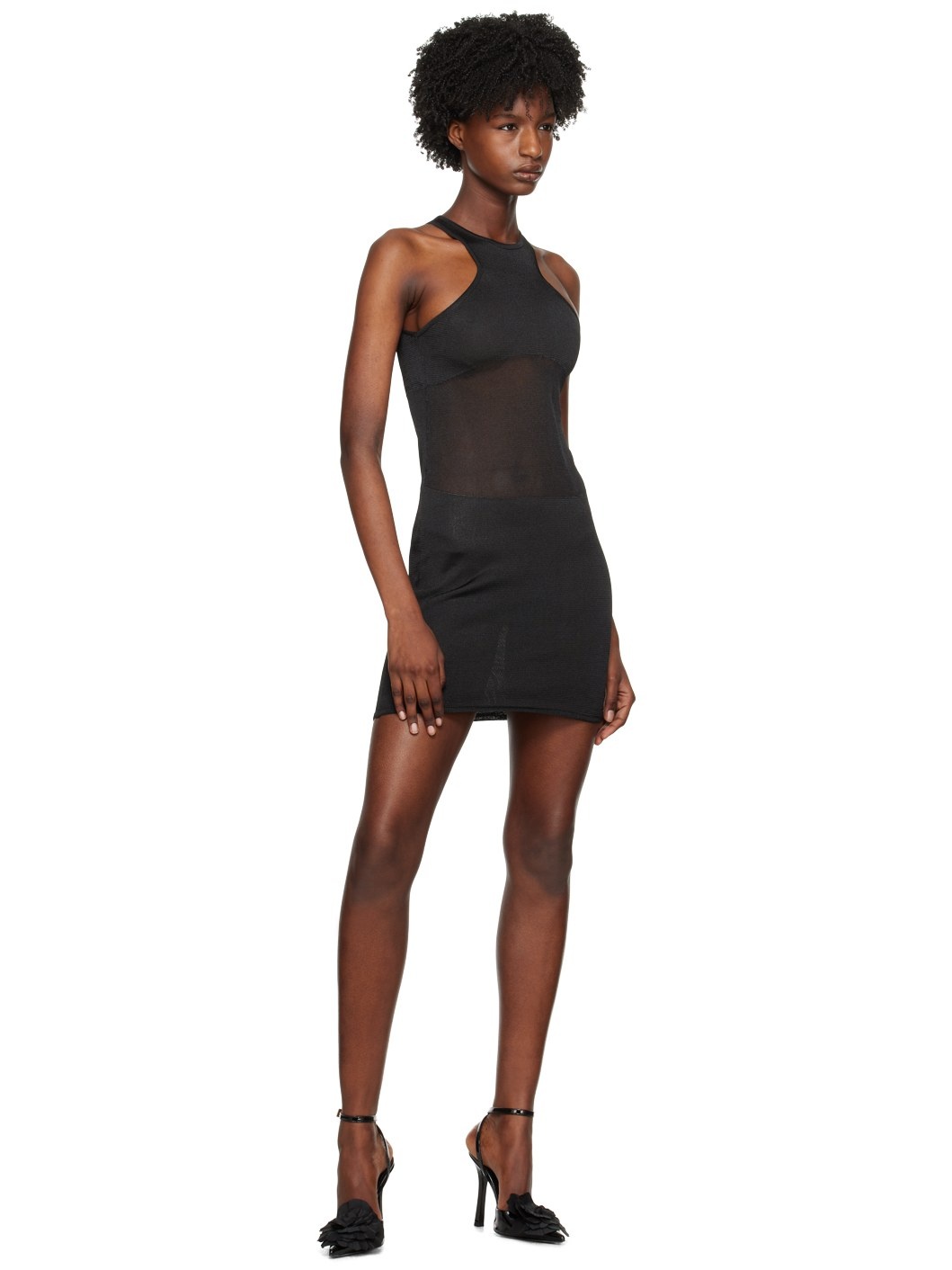Black Elaine Minidress - 4