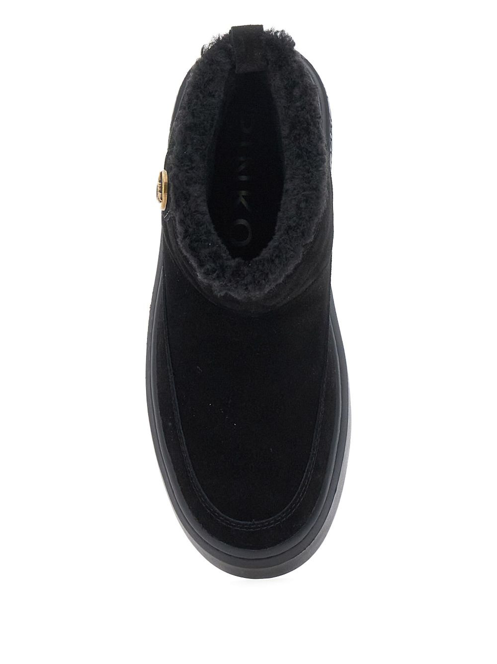 suede platform boots - 3