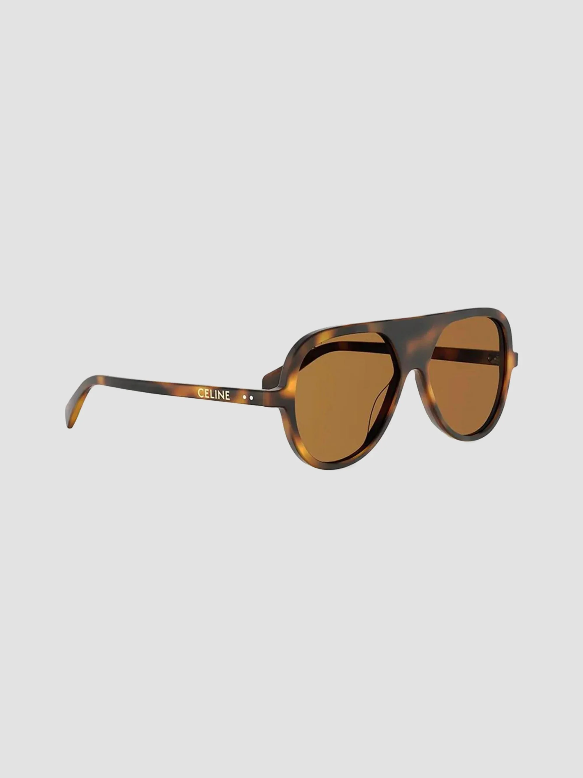 Men's Défilé Pilot Sunglasses - Brown - 1