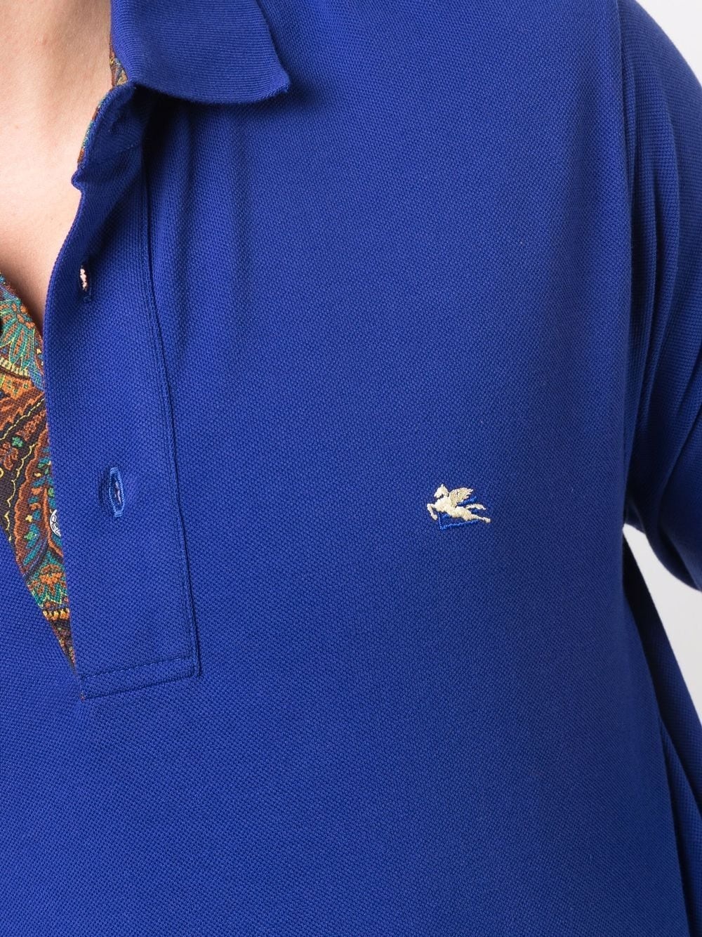 Pegaso embroidered polo shirt - 5