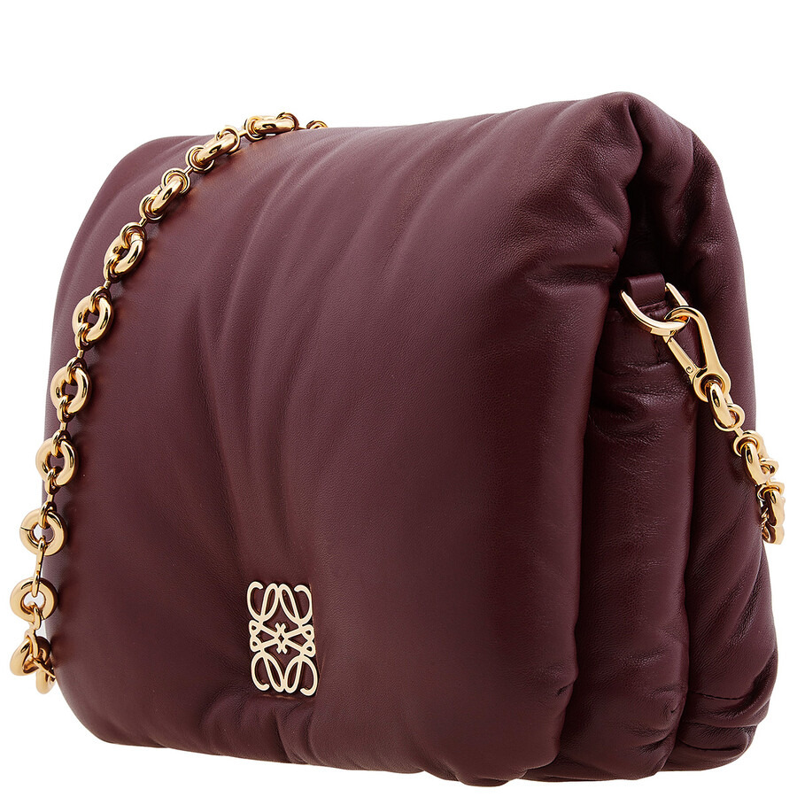Loewe Goya Chained Leather Shoulder Bag - 2