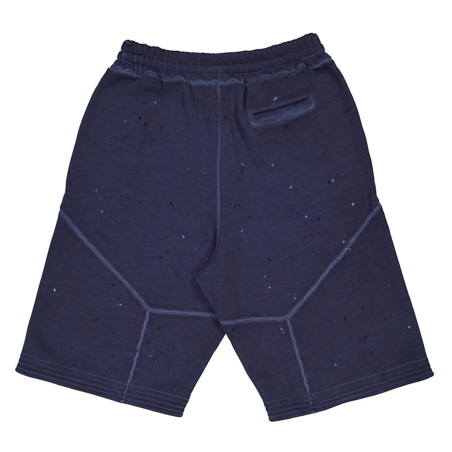 A Cold Wall Navy Studio Wide Leg Faded Jersey Shorts - 6