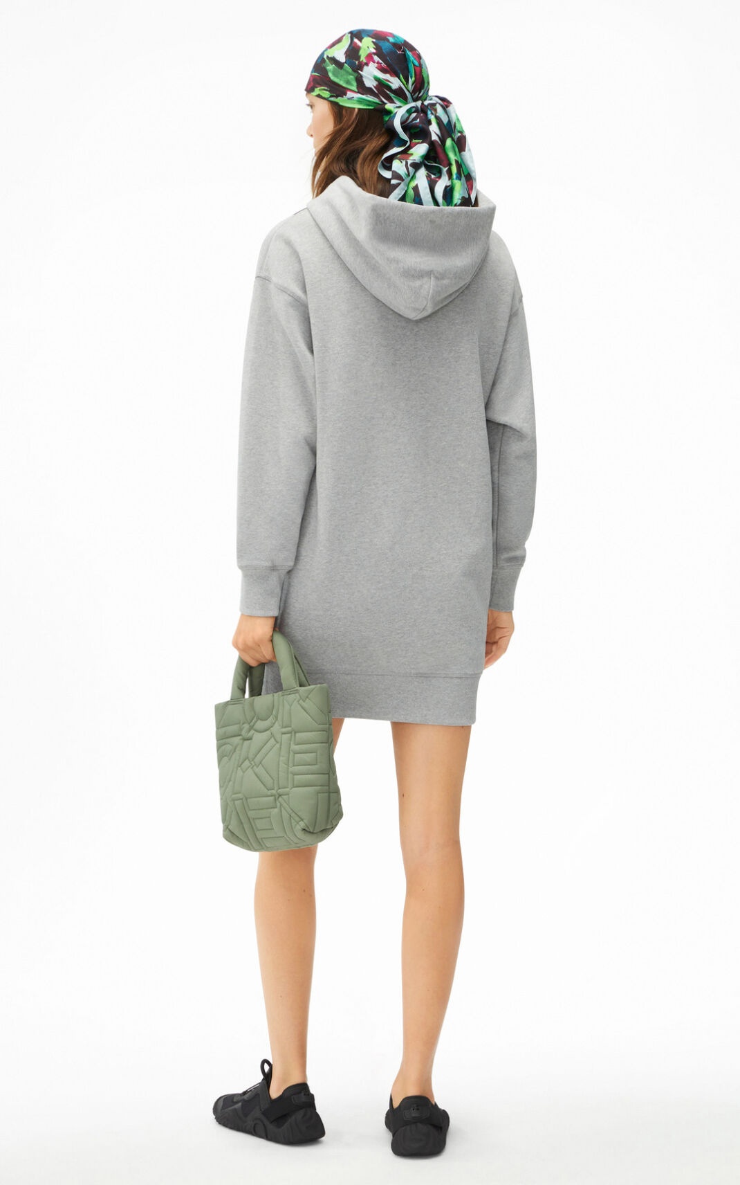 K-Tiger hooded sweater dress - 4