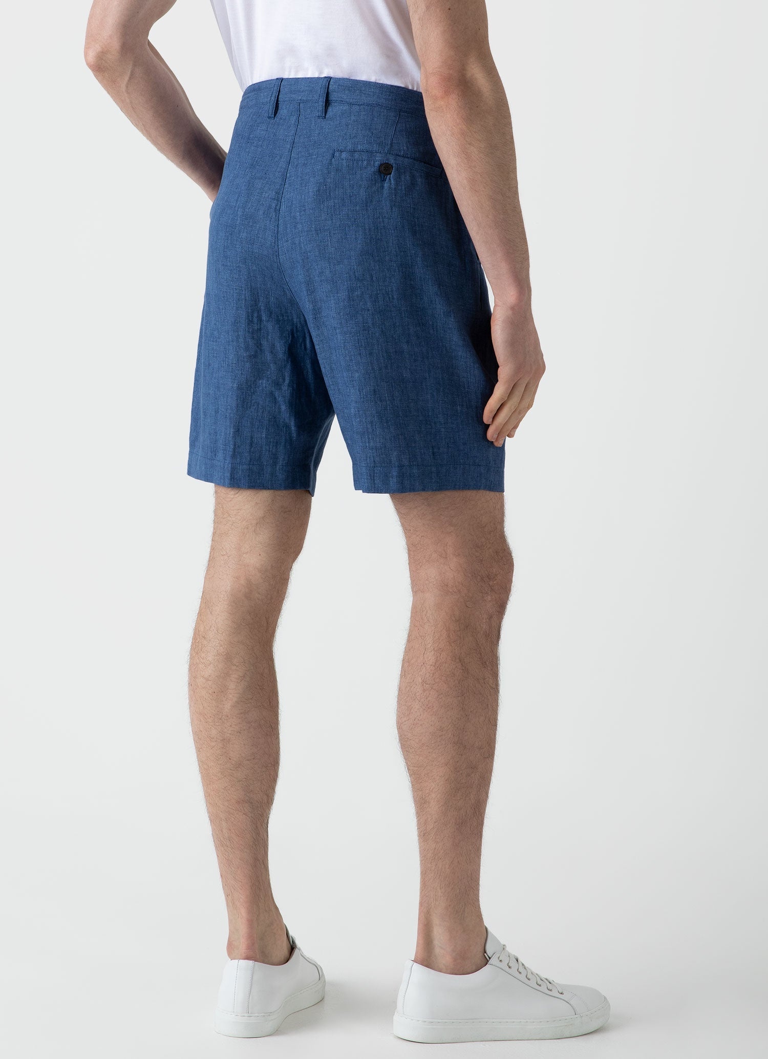 Pleated Linen Short - 4
