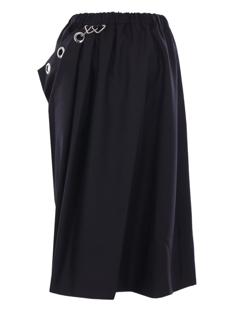 Noir Kei Ninomiya pleated wool skirt outlook