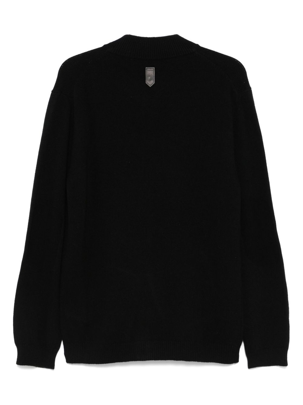 wool-blend zip-up cardigan - 2