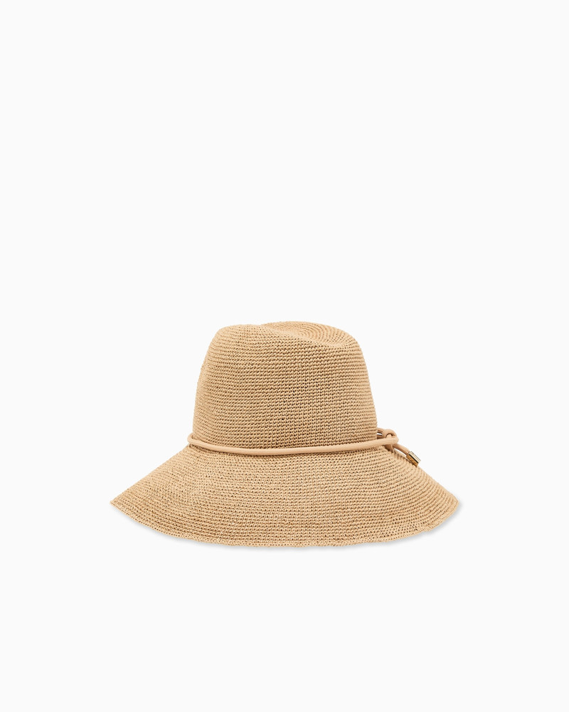 EMPORIO ARMANI WOVEN PAPIER HAT outlook