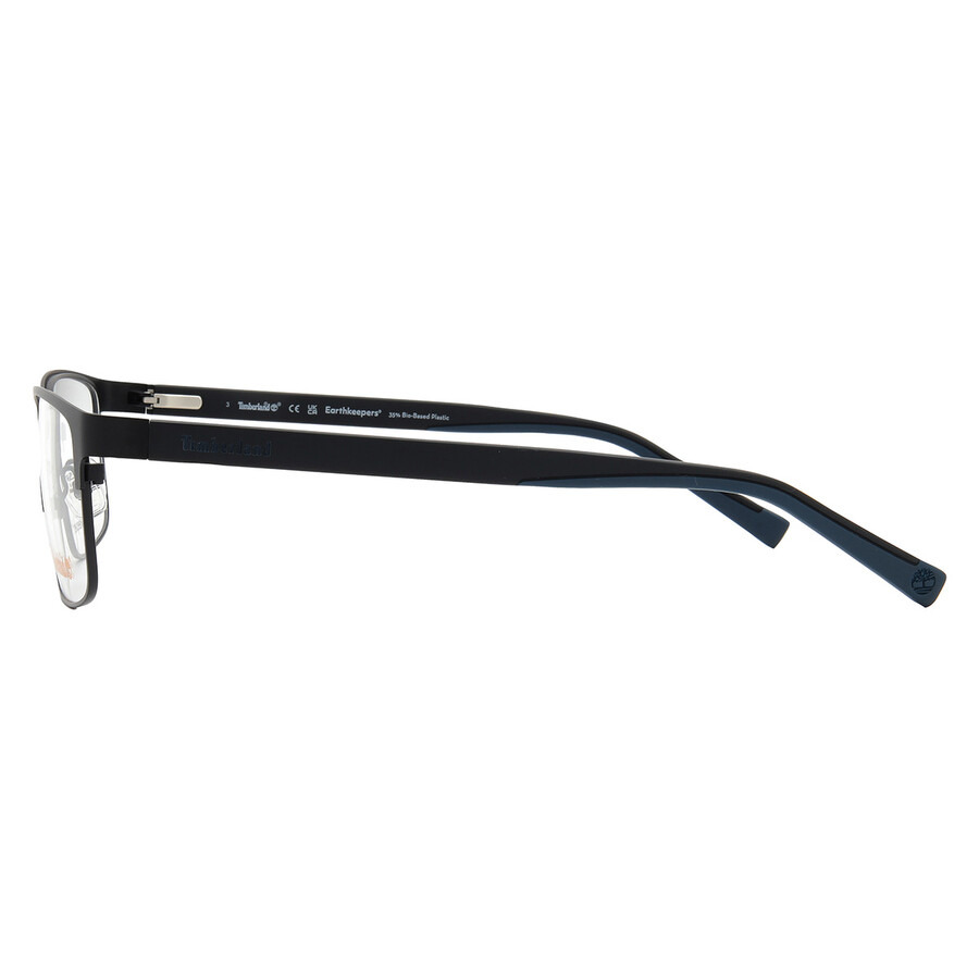 Timberland Demo Rectangular Men's Eyeglasses TB1594 005 58 - 3