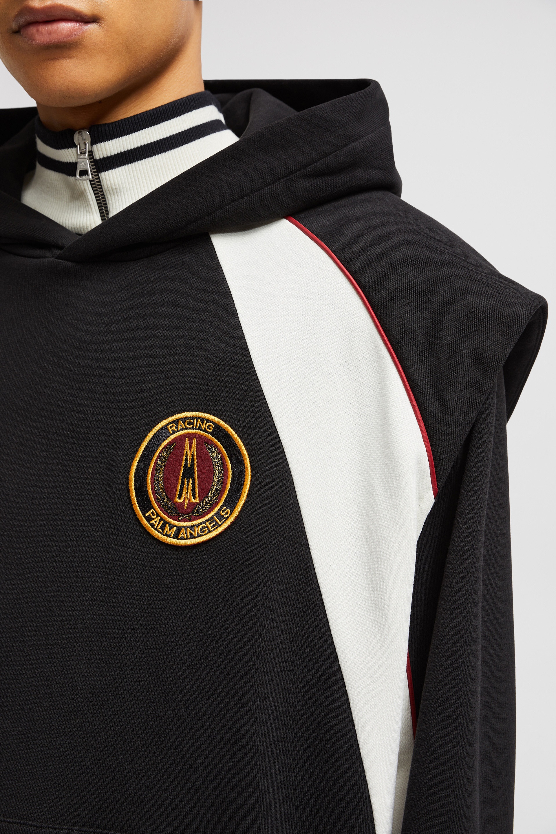 Moncler x Palm Angels Logo Cotton Hoodie - 7