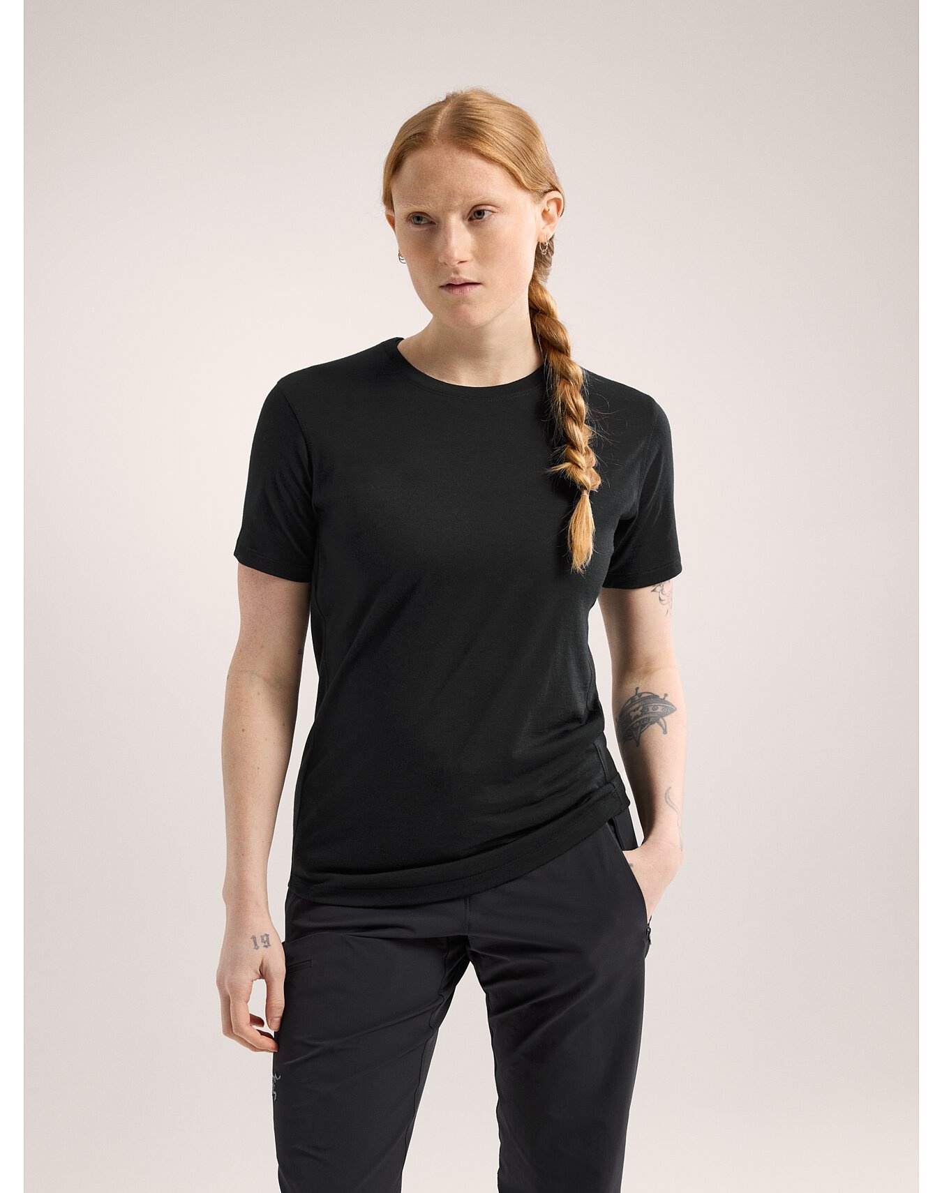 Lana Merino Wool Crew Neck Shirt SS - 2