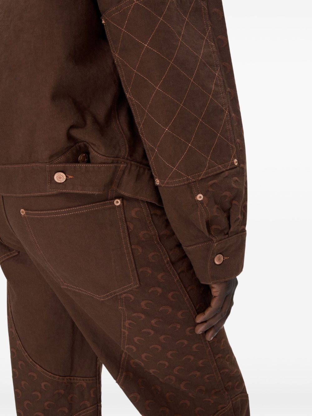 jacquard bomber jacket - 7