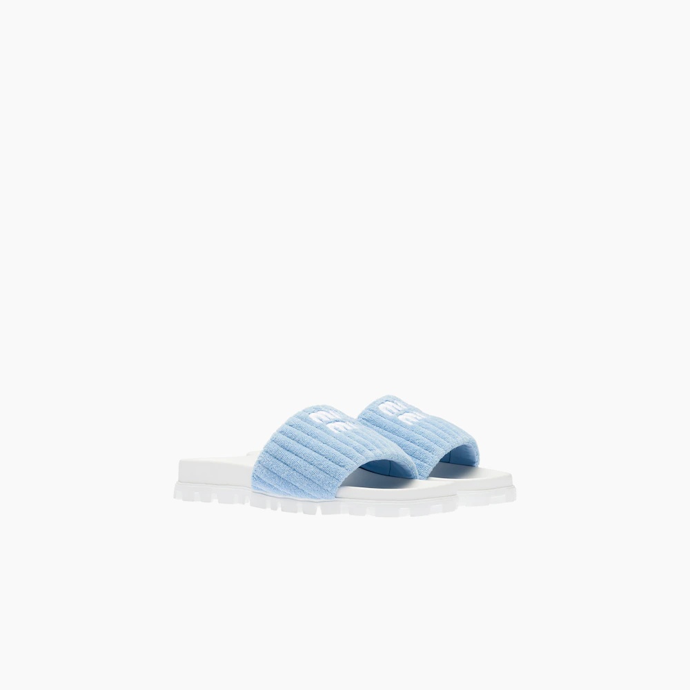 Terry cloth slides - 1