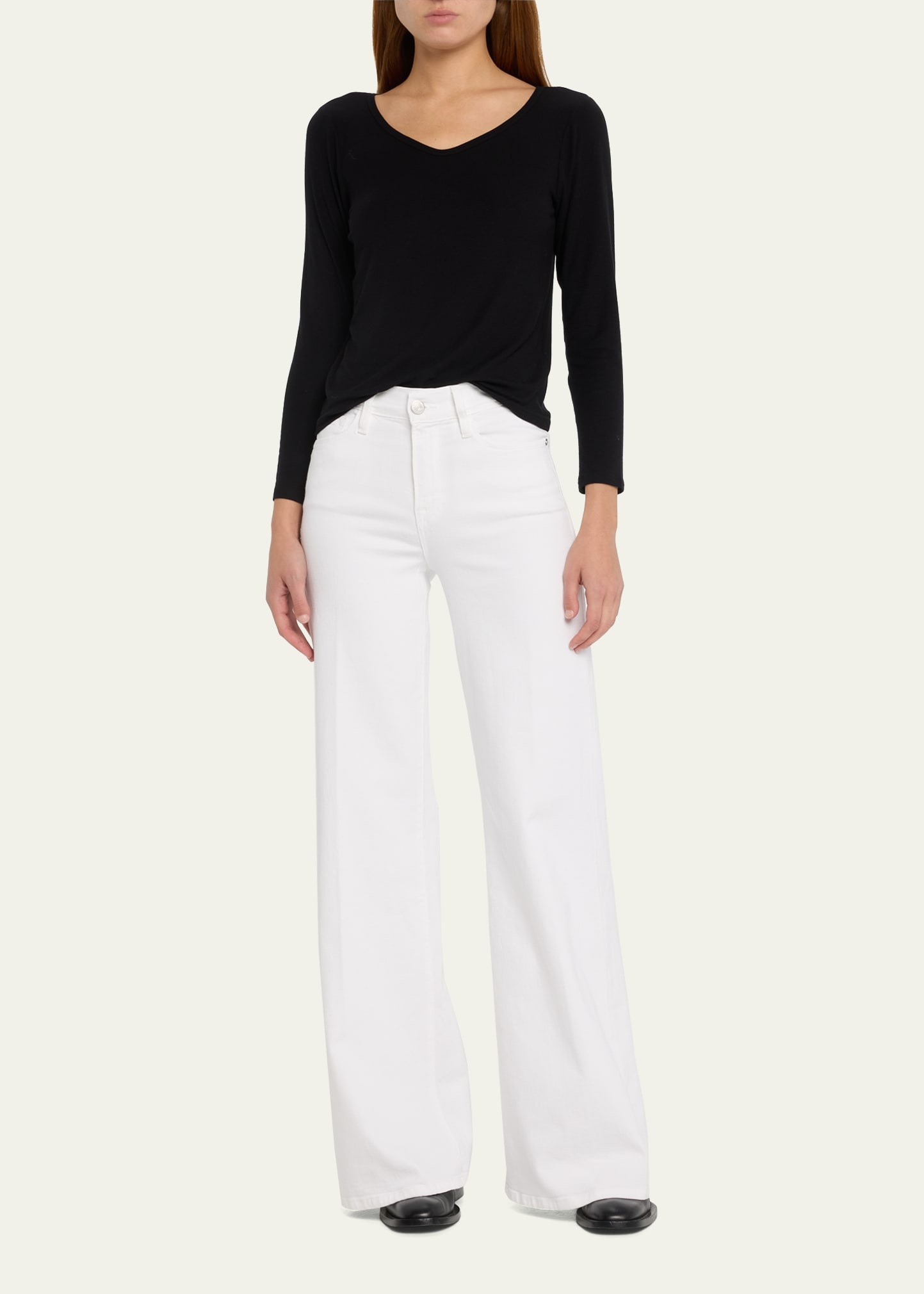 Le Palazzo High-Rise Wide-Leg Pants - 2