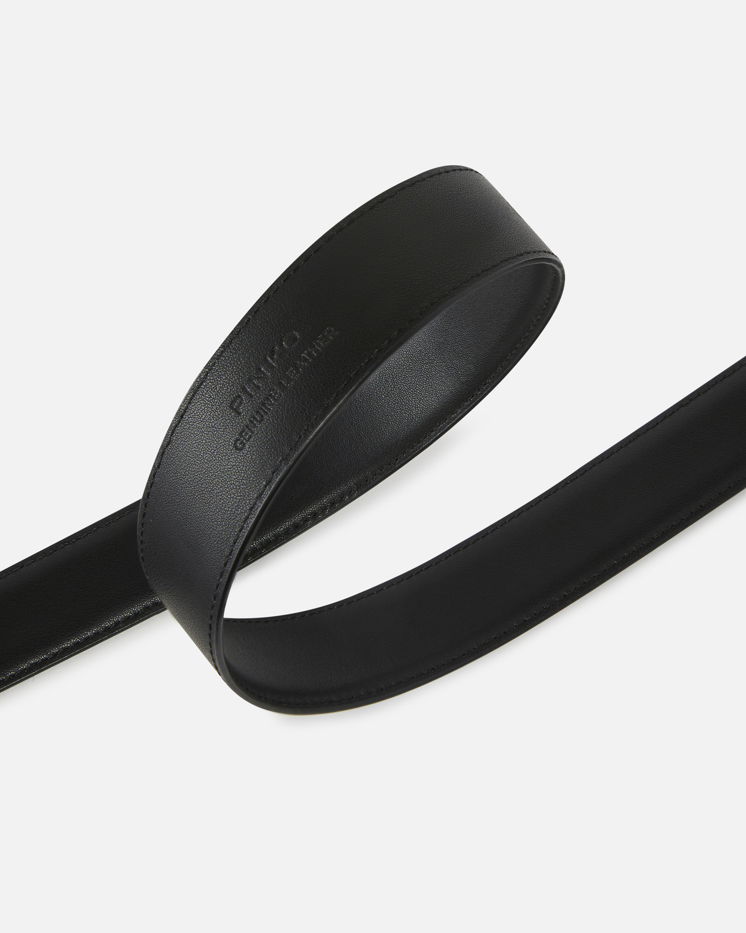 LOVE BIRDS LEATHER BELT 3CM - 4
