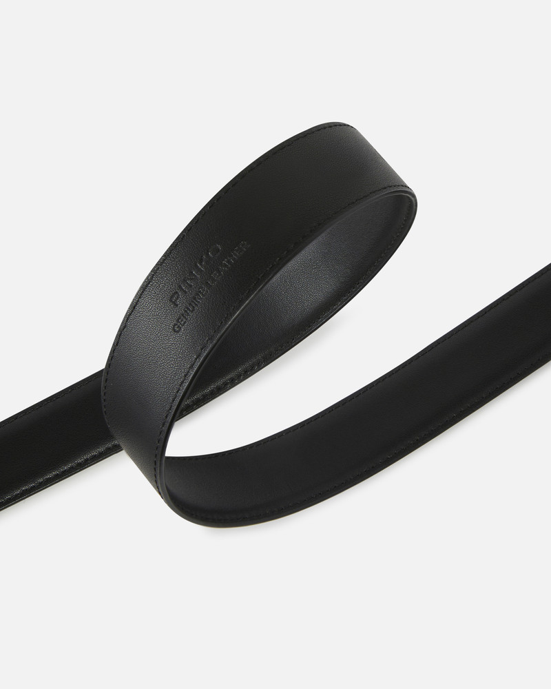 LOVE BIRDS LEATHER BELT 3CM 4