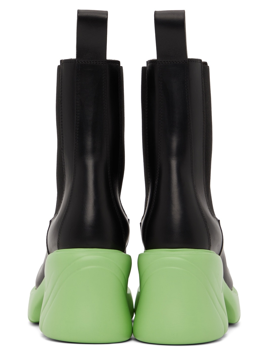 Black Flash Chelsea Boots - 2
