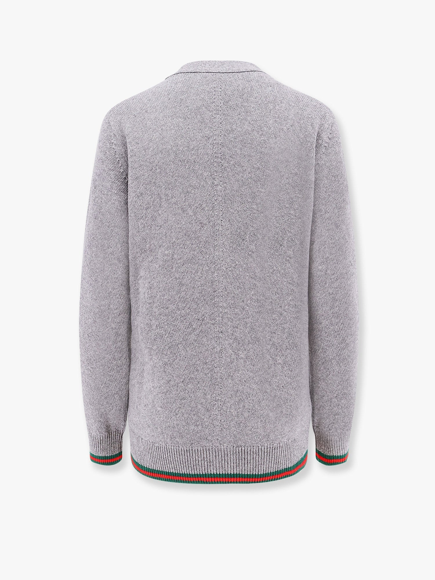 Gucci Wool And Cashmere Cardigan With Web Detail - 5