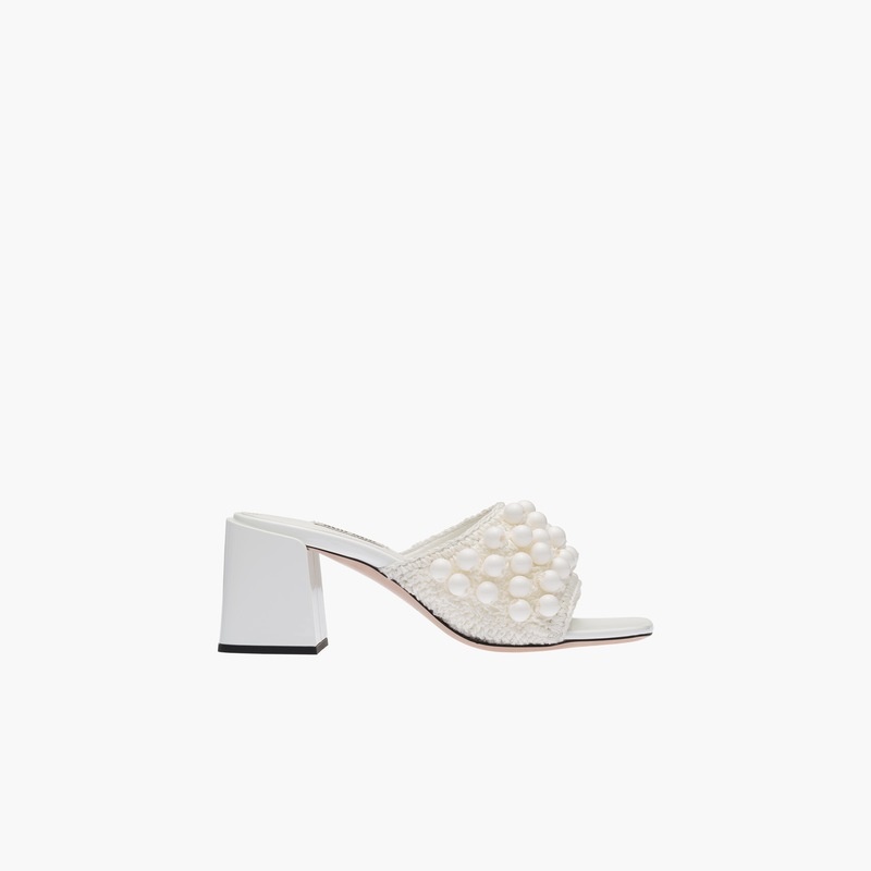 Cotton crochet sandals - 5