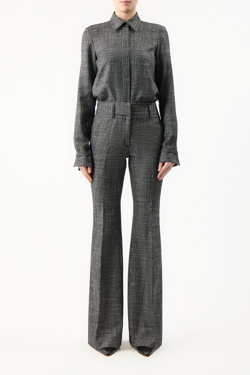 GABRIELA HEARST Rhein Pant in Dark Grey Virgin Wool outlook