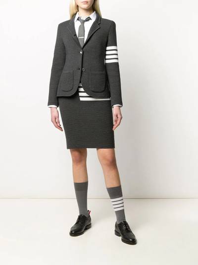 Thom Browne 4-Bar merino jacket outlook