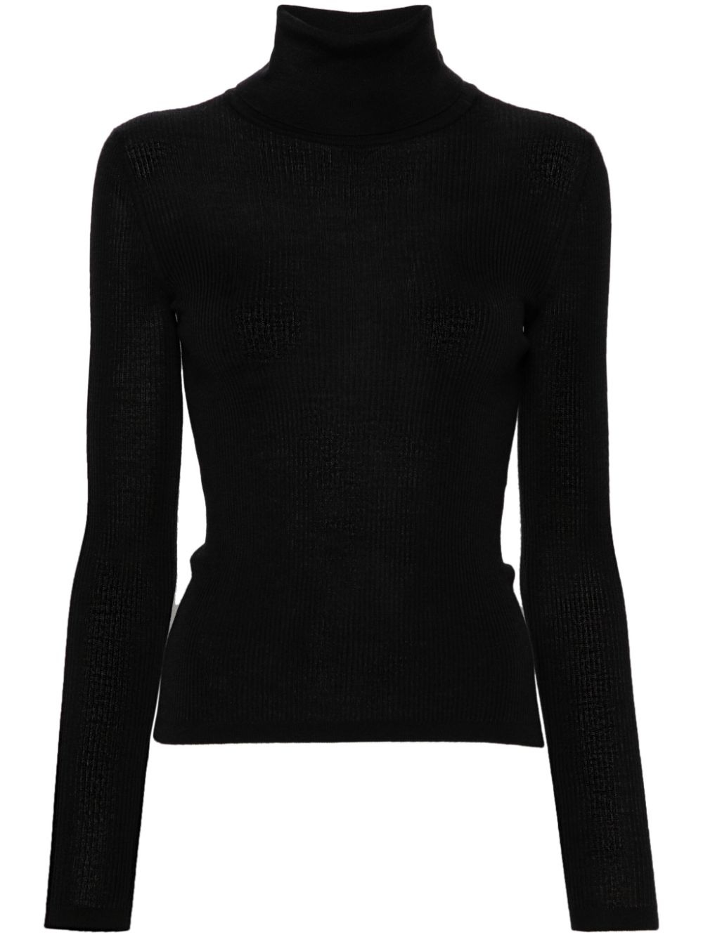 fitted rollneck jumper - 1