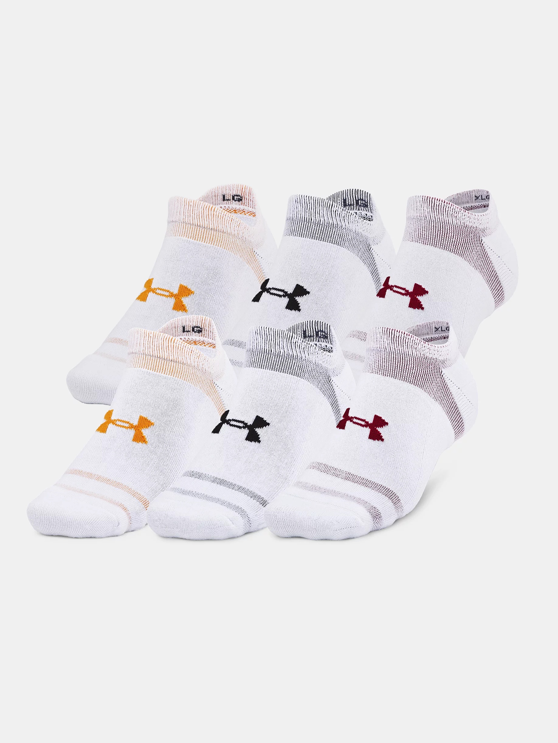 Unisex UA Essential Cushion 6-Pack No Show Socks - 3