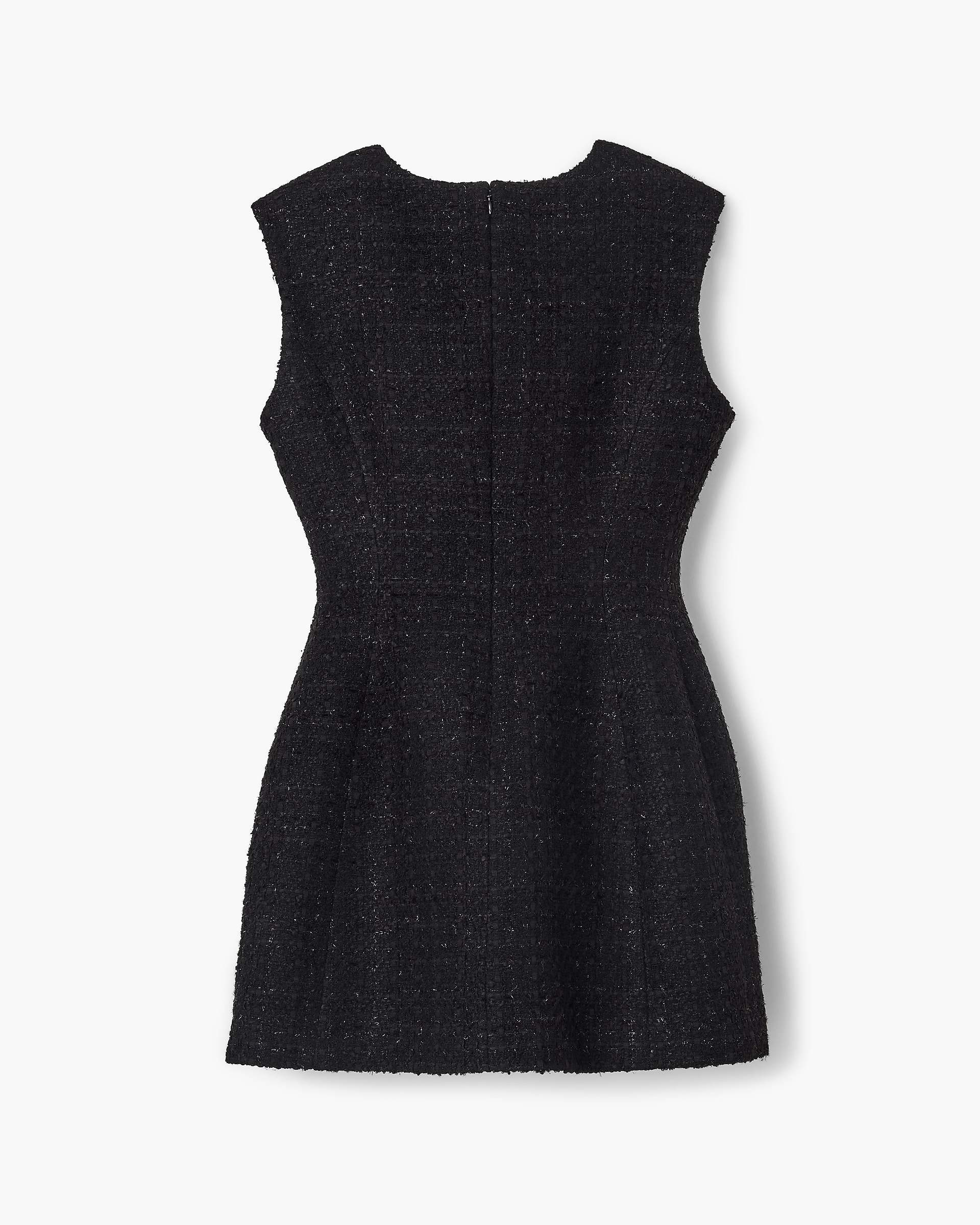 SCULPTURAL TWEED DRESS - 5