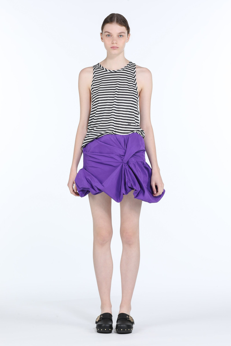 RUCHED MINI SKIRT 4