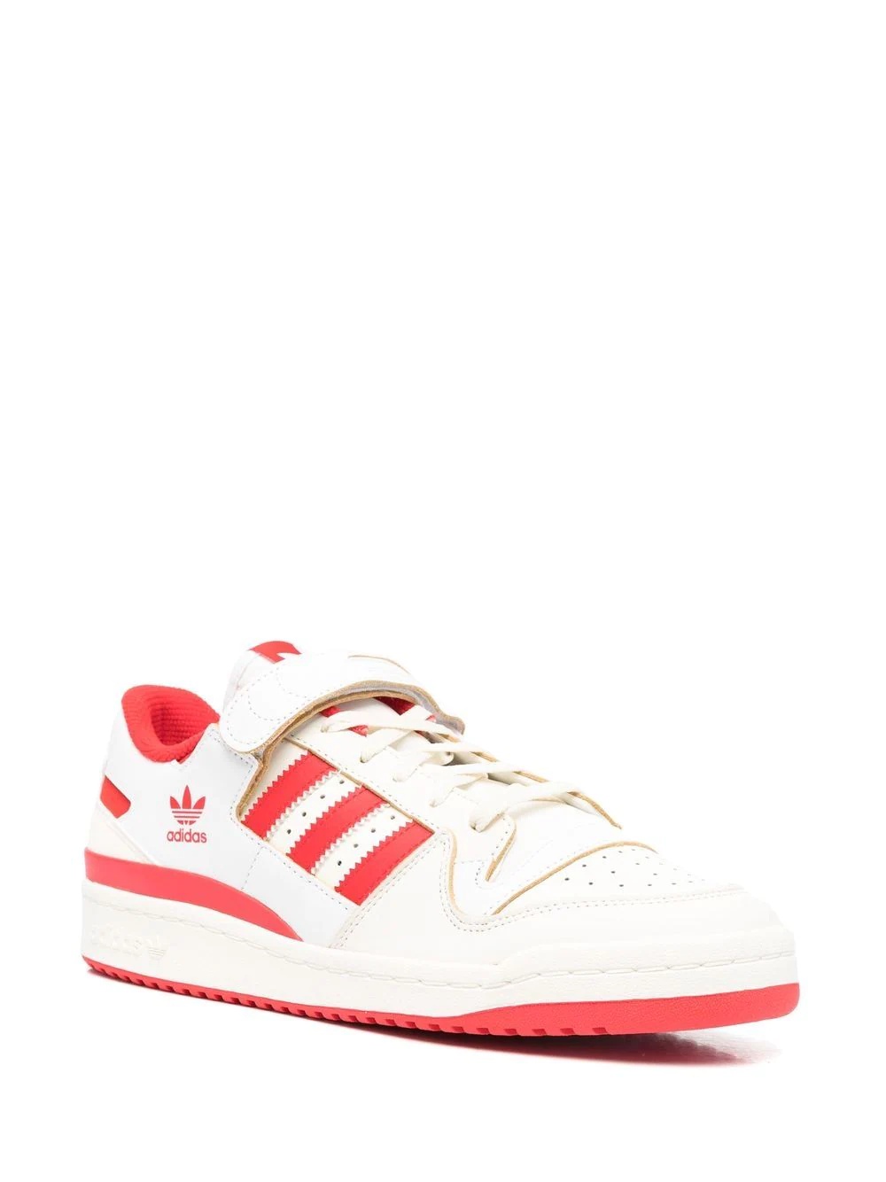 panelled low-top leather sneakers - 2