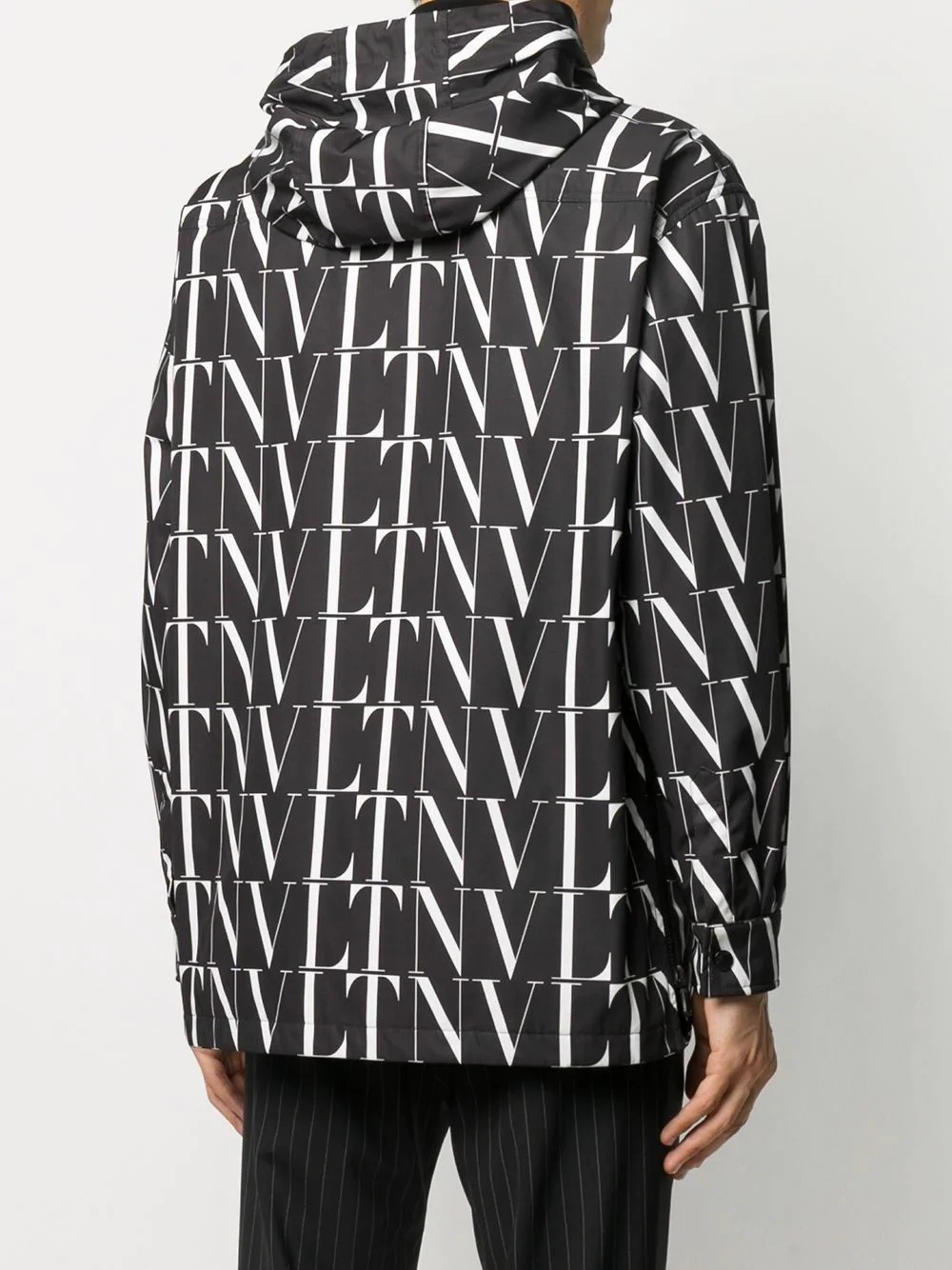 VLTN pattern hooded jacket - 4